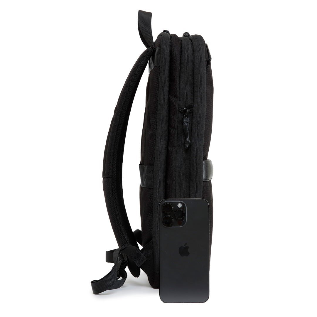 Evoon マルチビジネスリュックSlim・ブラック・容量15L~拡張時22L【送料無料・3月上旬までに入荷予定】 - Evoon