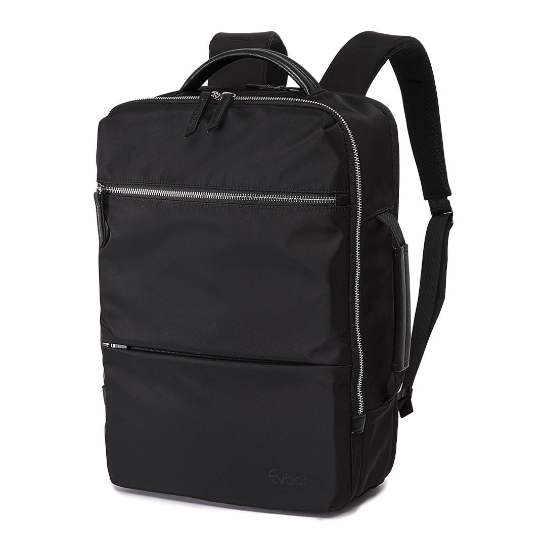 Evoon マルチビジネスリュックEmma・容量18L【送料無料・ブラック 5月下旬までに入荷予定・グレー/ベージュ 3営業日以内に発送】